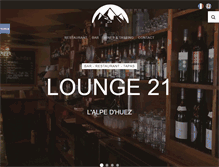 Tablet Screenshot of lounge-21.com